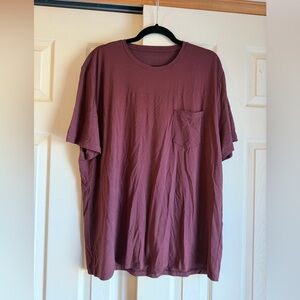 Cozy Earth Women's Burgundy Short Sleeve Tee Size XL